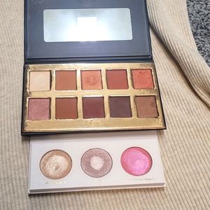 Makeup bundle crown pro palette and highlights from basic beauty